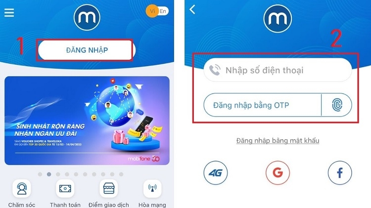 Đăng nhập My MobiFone