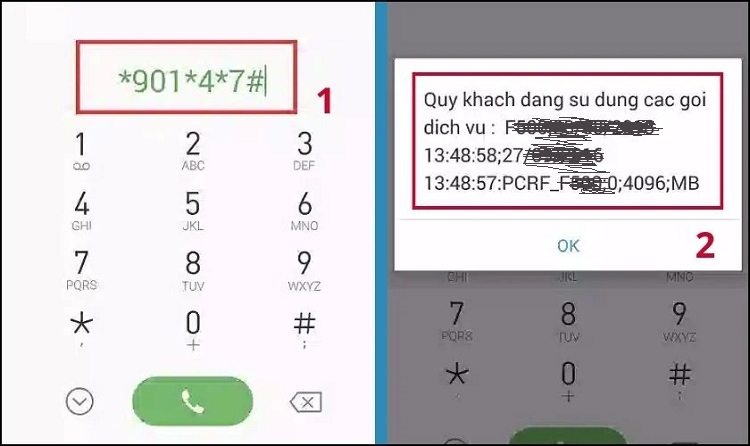 Tra cứu thông tin dịch vụ qua USSD