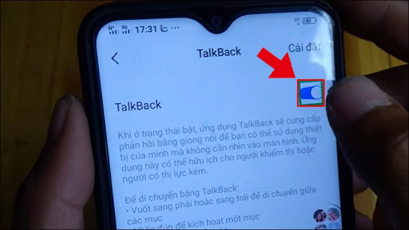 tắt TalkBack Vivo - hình 5
