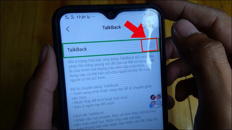tắt TalkBack Vivo - hình 9