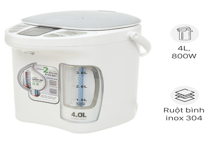 Bình thủy điện Kangaroo KG4K1 có dung tích 4 lít