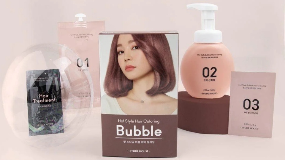 Thuốc nhuộm tóc Etude House Hot Style Bubble nổi tiếng nhờ công nghệ tạo bọt tiên tiến