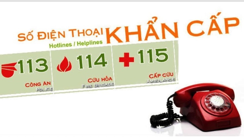 Các số khẩn cấp ở Châu Á