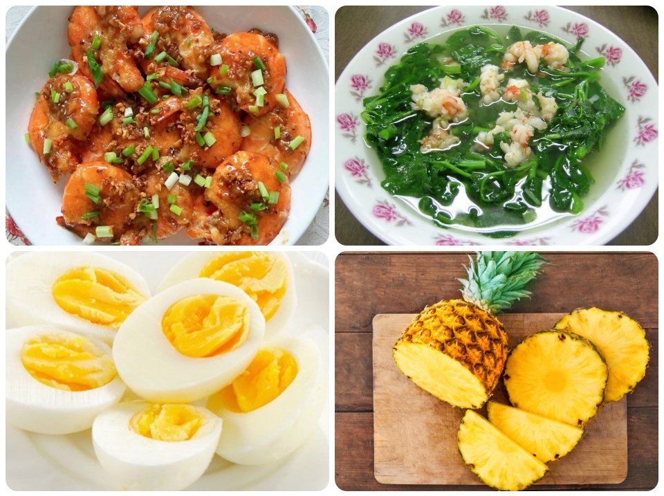 Thực đơn đơn giản, tiện lợi khi thực hiện