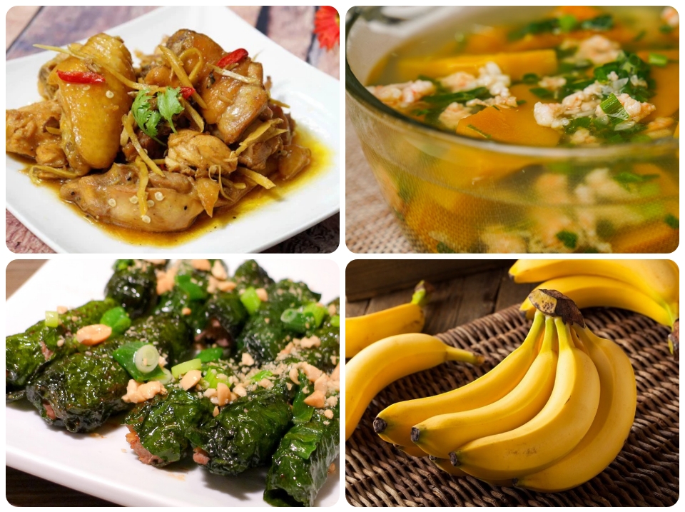 Thực đơn ở cữ đảm bảo đầy đủ dinh dưỡng