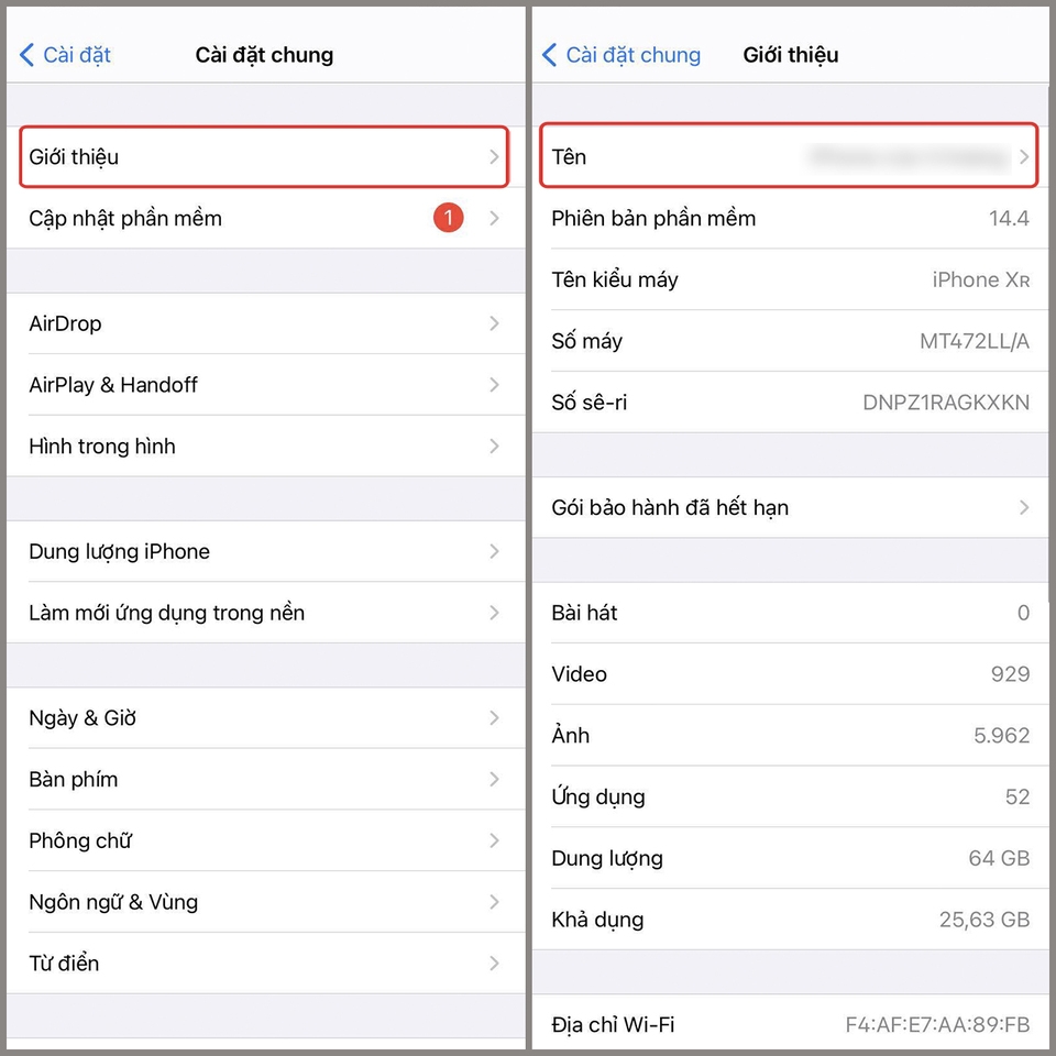 Nhập tên wifi mà bạn muốn đổi
