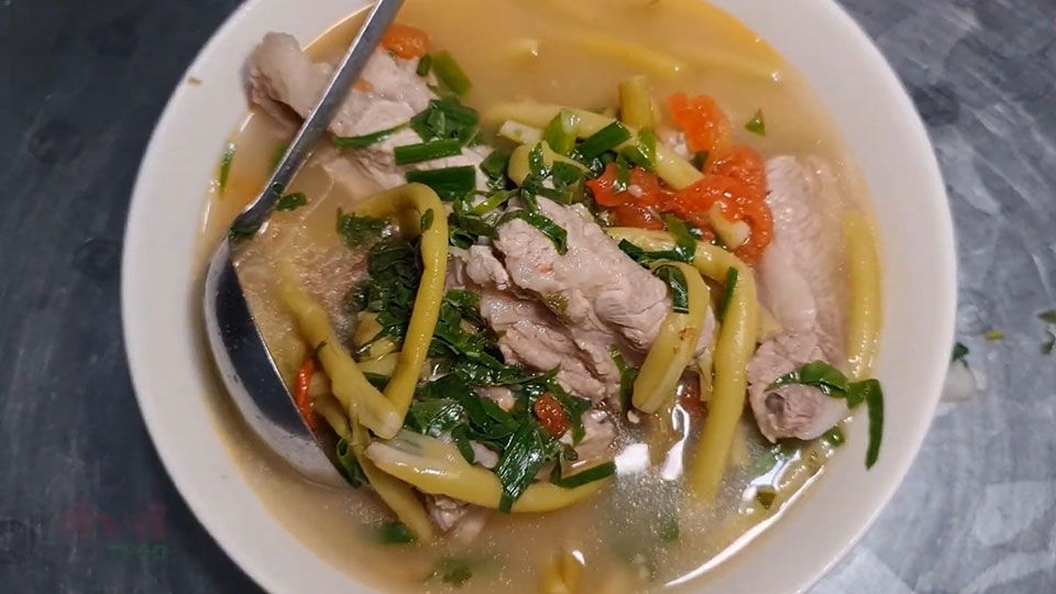 Món canh ngó khoai siêu ngon