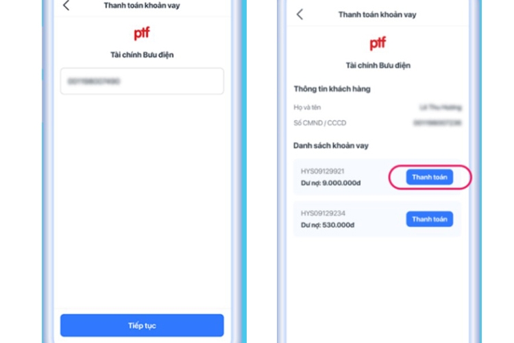 tra cứu hợp đồng PTF (hình 19)