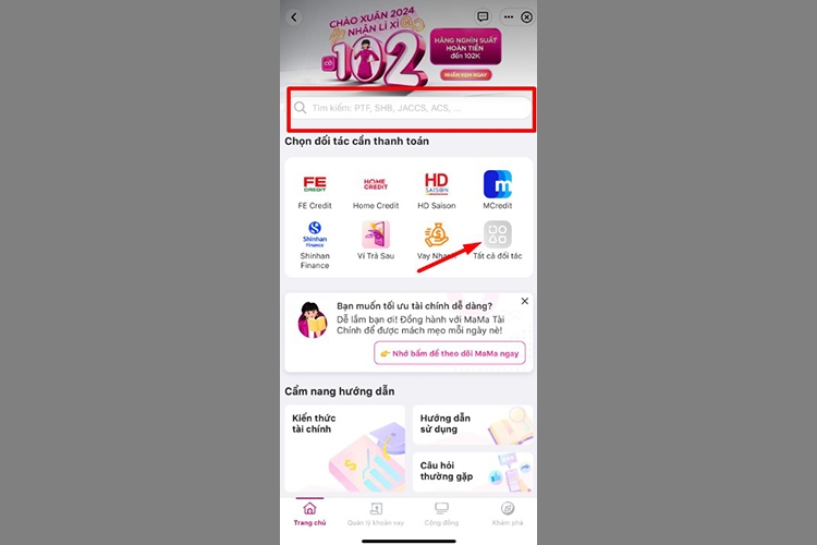 tra cứu hợp đồng PTF (hình 22)