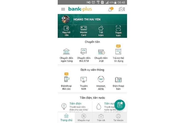hạn mức chuyển khoản MB (hình 11)
