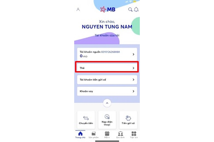 hạn mức chuyển khoản MB (hình 4)