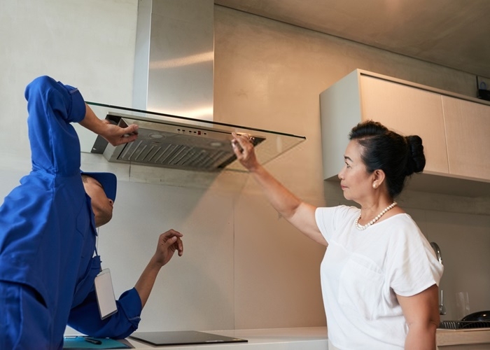 Máy hút mùi không thực hiện hoạt động hút mùi