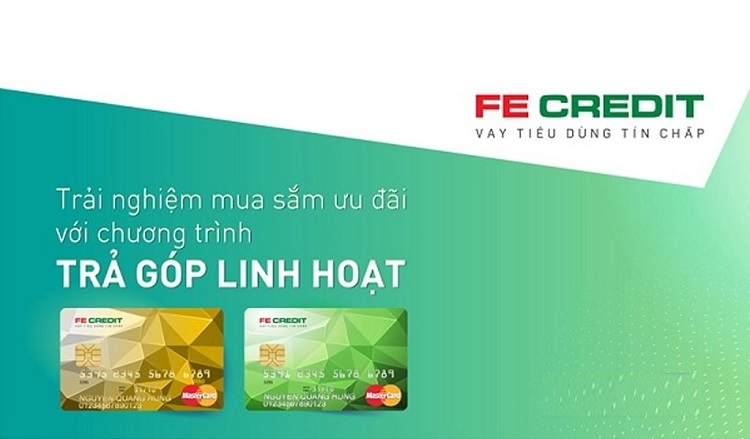 Thanh toán linh hoạt với thẻ tín dụng Fe