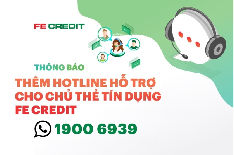 1900 6939 - Tổng đài hỗ trợ khách hàng dùng thẻ tín dụng