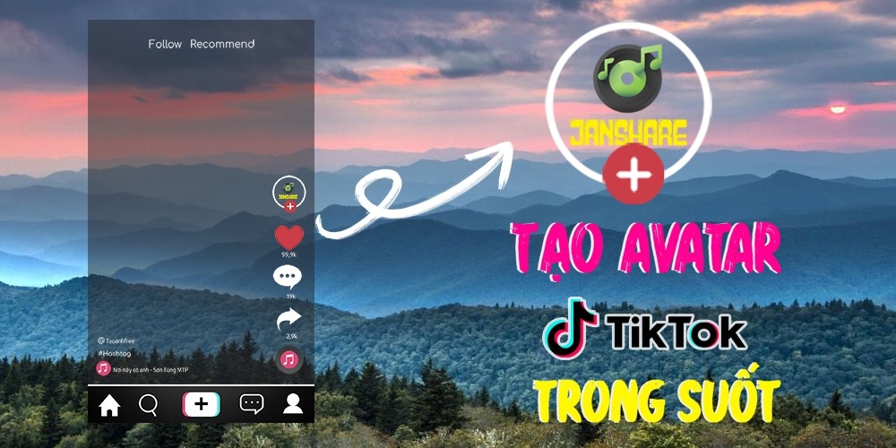 Avatar trong suốt trên TikTok
