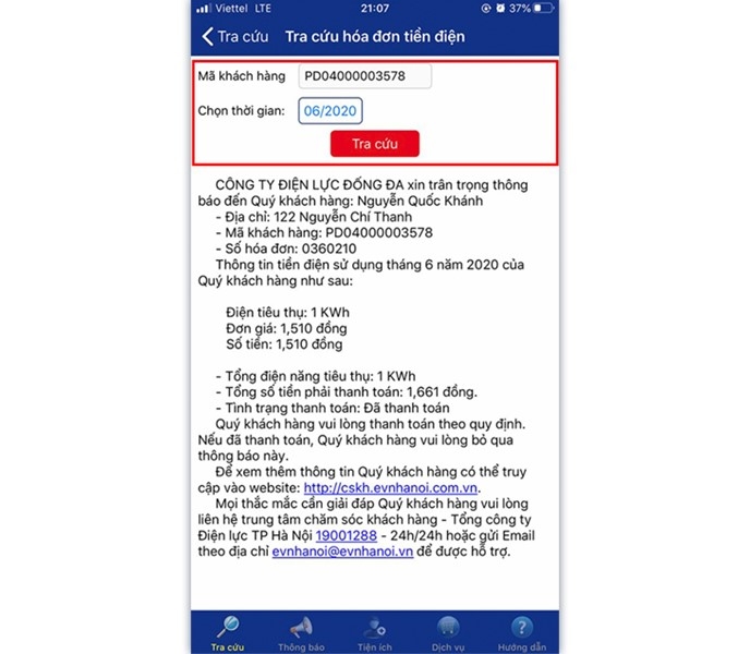 tra cứu tiền điện - hình 8