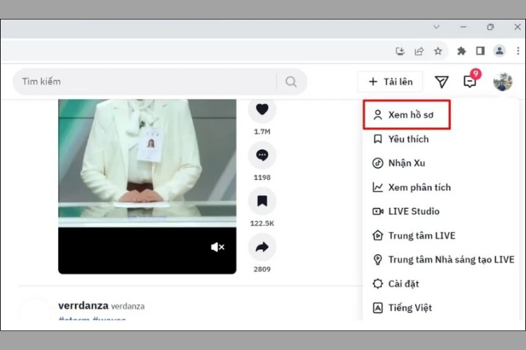 Đổi ảnh đại diện TikTok trên máy tính như thế nào?