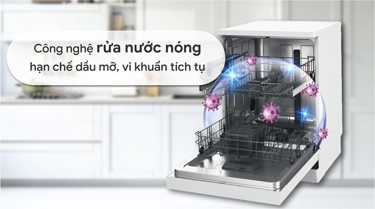 tính năng công nghệ trên máy rửa chén
