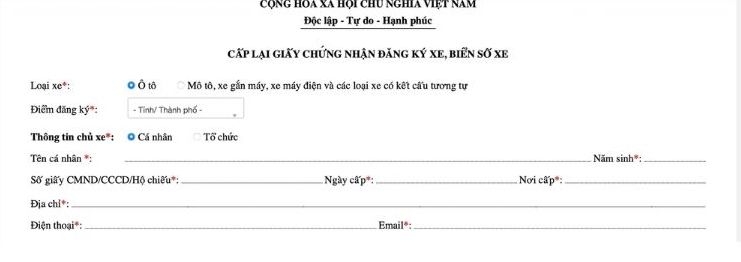 làm lại giấy tờ xe (hình 3)