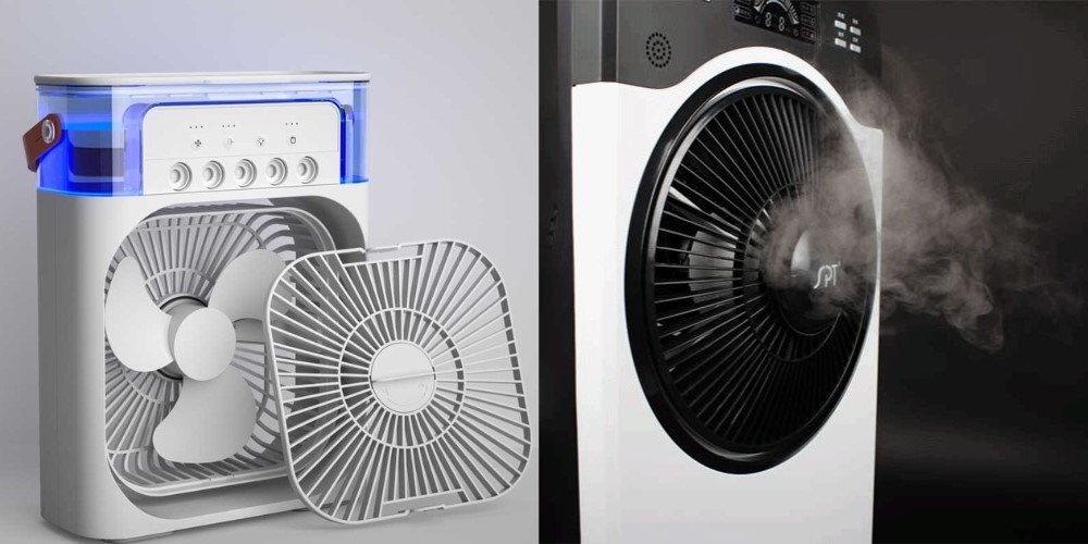 Cách làm quạt mát hơn với loại quạt phun sương, quạt làm mát chuyên dụng