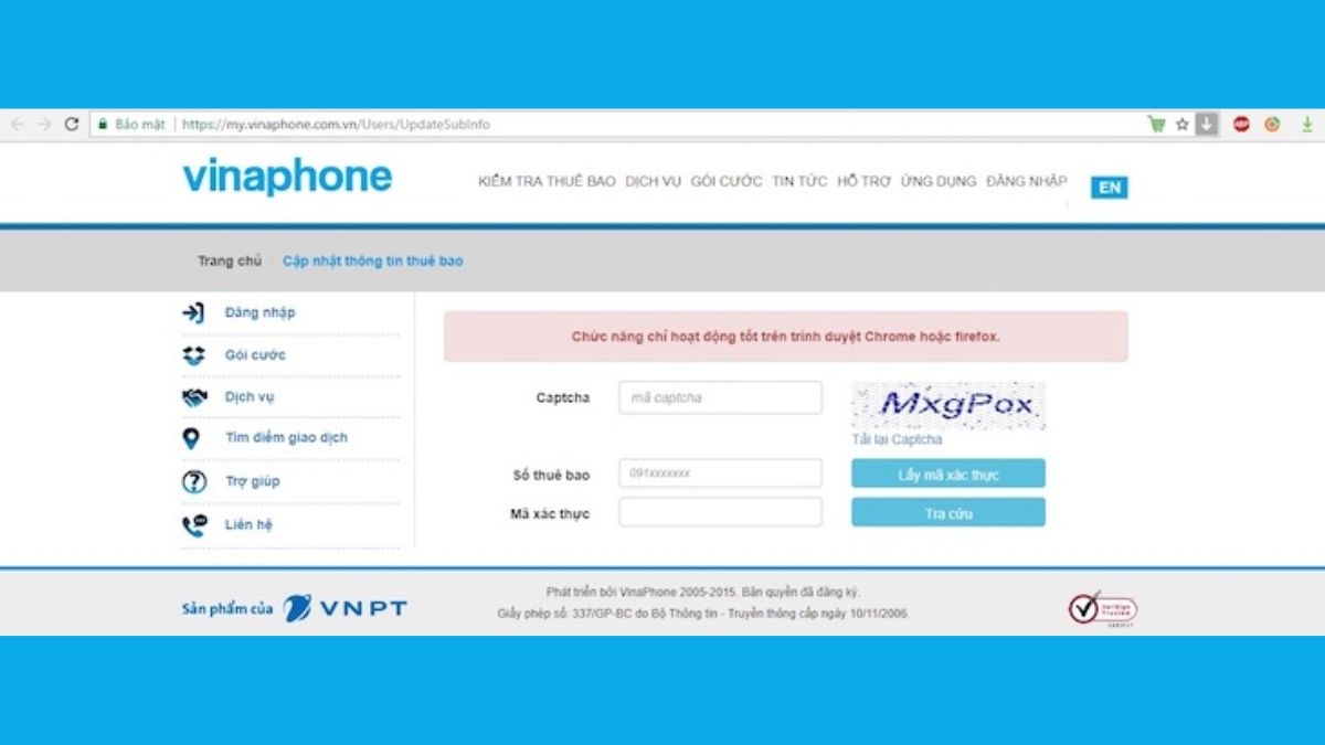 Cập nhật thông tin thuê bao VinaPhone đơn giản, nhanh chóng và tiện lợi với 3 cách sau 6