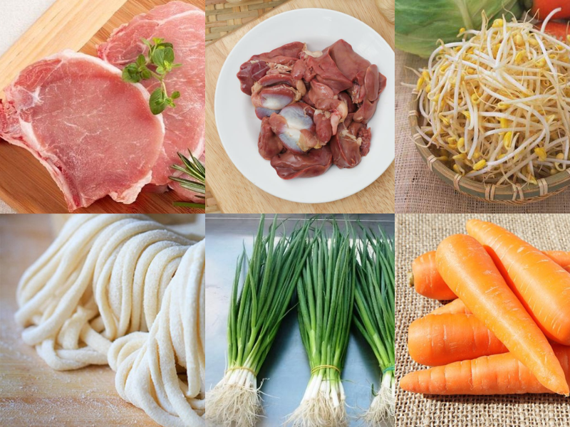 Nguyên liệu cần có