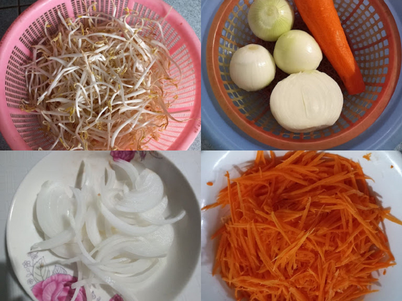 Sơ chế các nguyên liệu khác