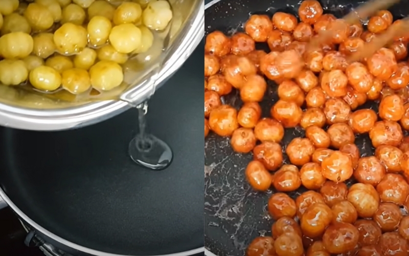 Các bước làm mứt chùm ruột 3