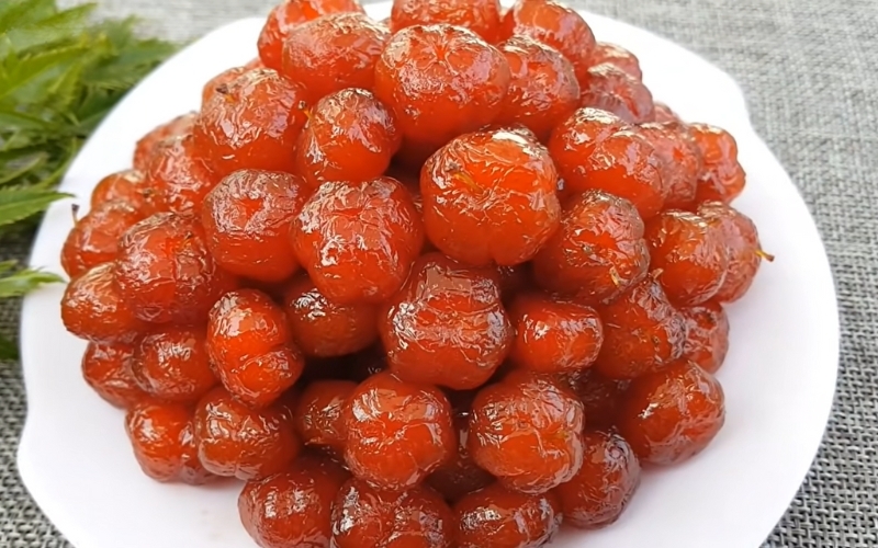 Thành phẩm mứt chùm ruột