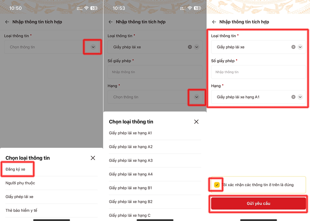 Cách tích hợp bằng lái xe vào CCCD online - hình 4