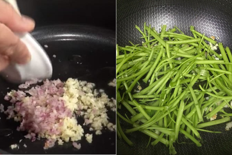 mì xào rau muống 4