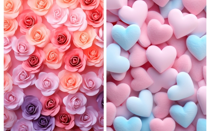 Background Valentine dạng khổ đứng dành cho điện thoại 2