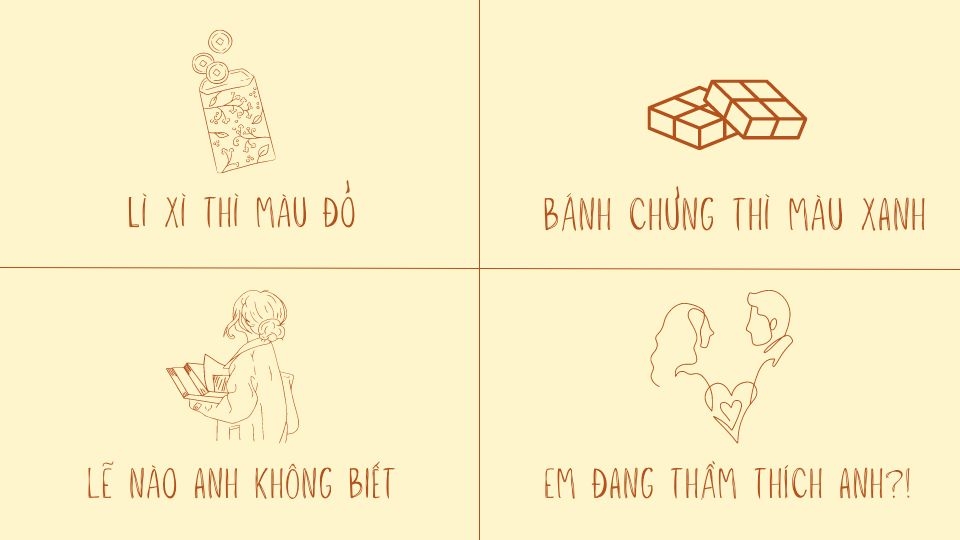 Cap thả thính Tết 2024 hài hước