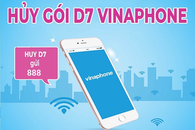 Huỷ gói cước D7 VinaPhone