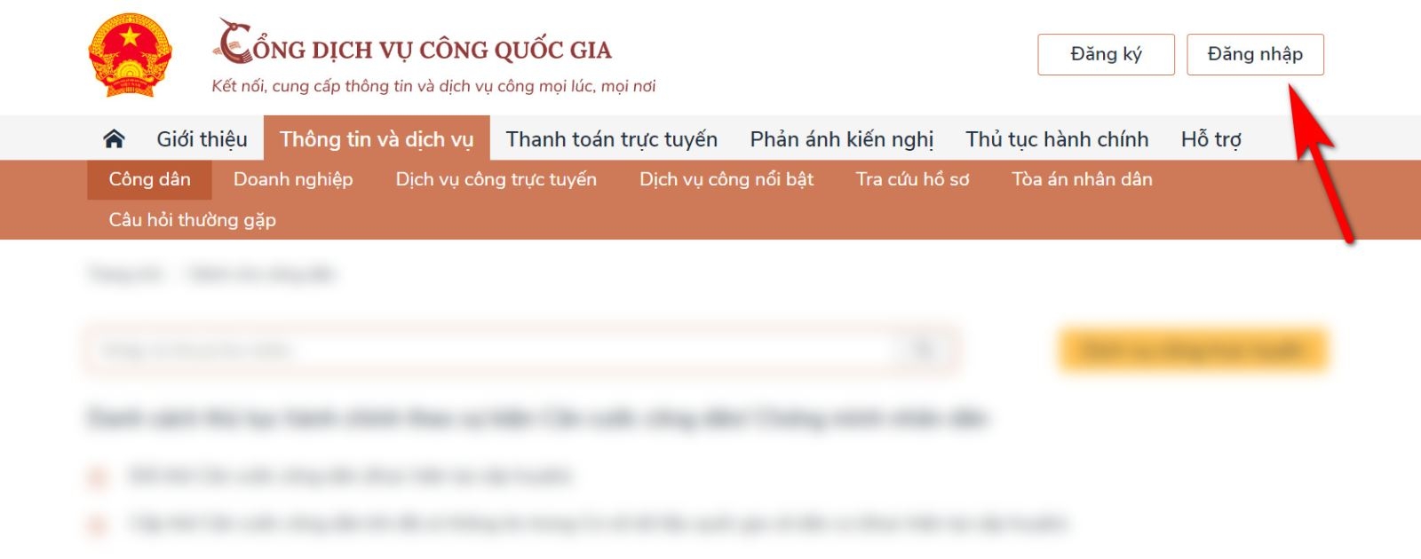tra cứu thông tin trên cơ sở dữ liệu quốc gia về dân cư 14