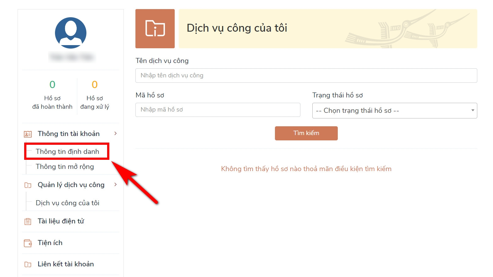 tra cứu thông tin trên cơ sở dữ liệu quốc gia về dân cư 20
