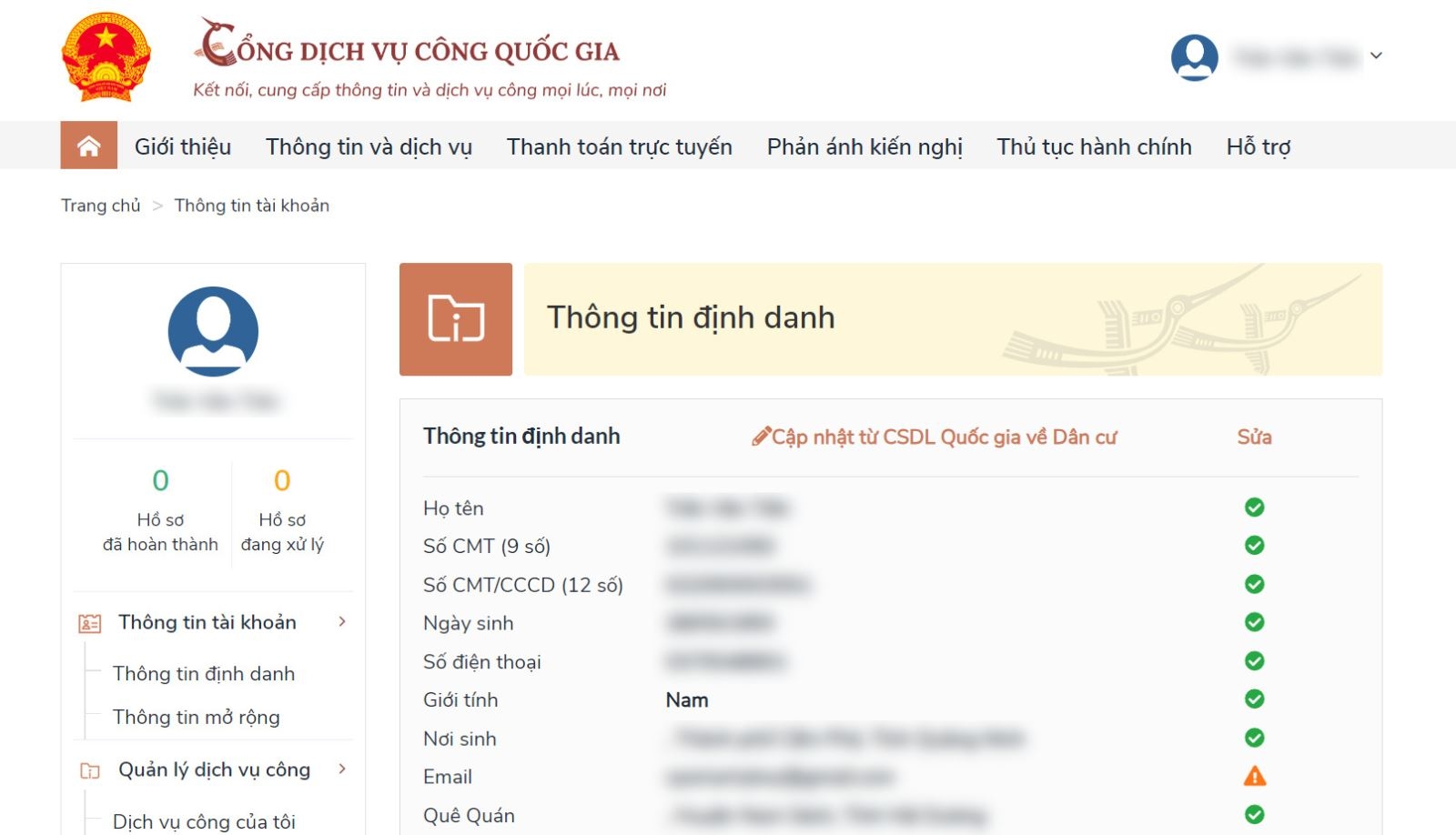 tra cứu thông tin trên cơ sở dữ liệu quốc gia về dân cư 21