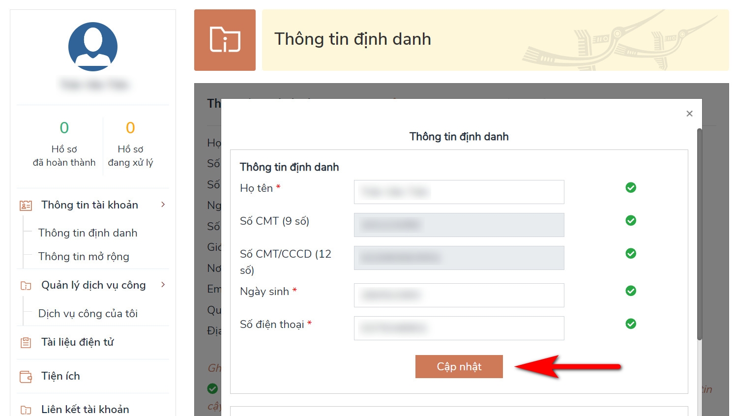 tra cứu thông tin trên cơ sở dữ liệu quốc gia về dân cư 23
