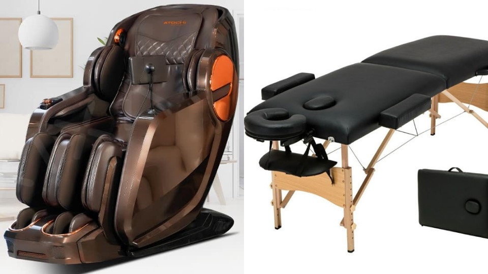 Nên mua ghế massage hay giường massage?