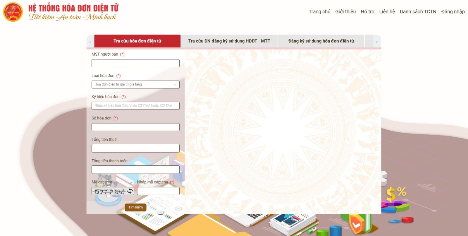 Tra cứu hóa đơn trên Hệ thống hóa đơn điện tử của Tổng Cục Thuế