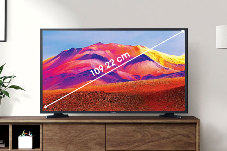 Kích thước tivi Samsung 43 inch là bao nhiêu? Giải đáp chi tiết