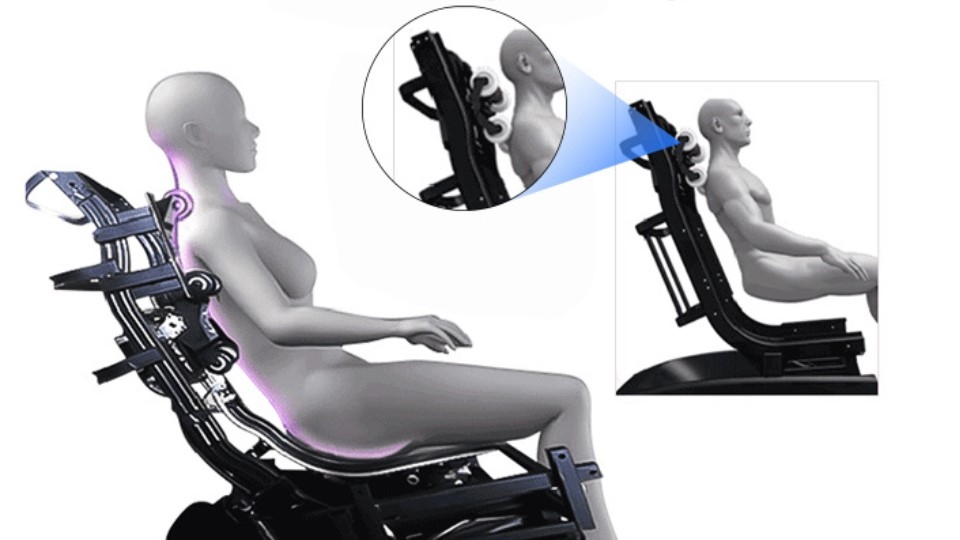 Các loại con lăn ghế massage cơ bản