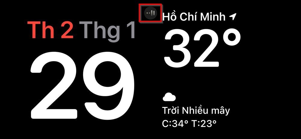 Cách mở nhạc toàn màn hình bằng chế độ Standby 1