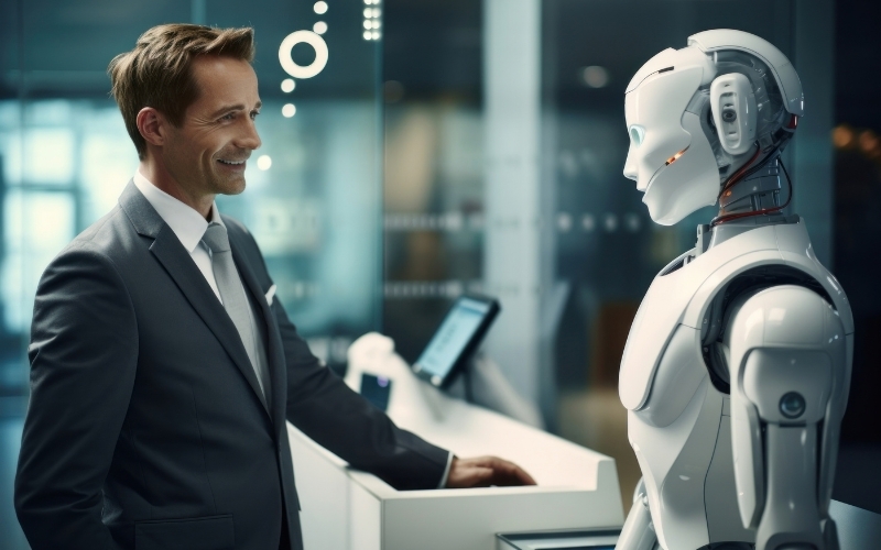 Tổng hợp ảnh nền robot công nghệ hiện đại 7
