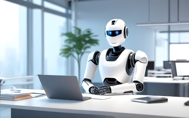 Tổng hợp ảnh nền robot công nghệ hiện đại 9