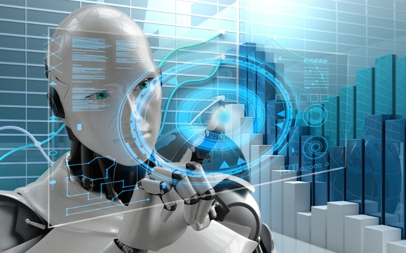 Tổng hợp ảnh nền robot công nghệ hiện đại 1
