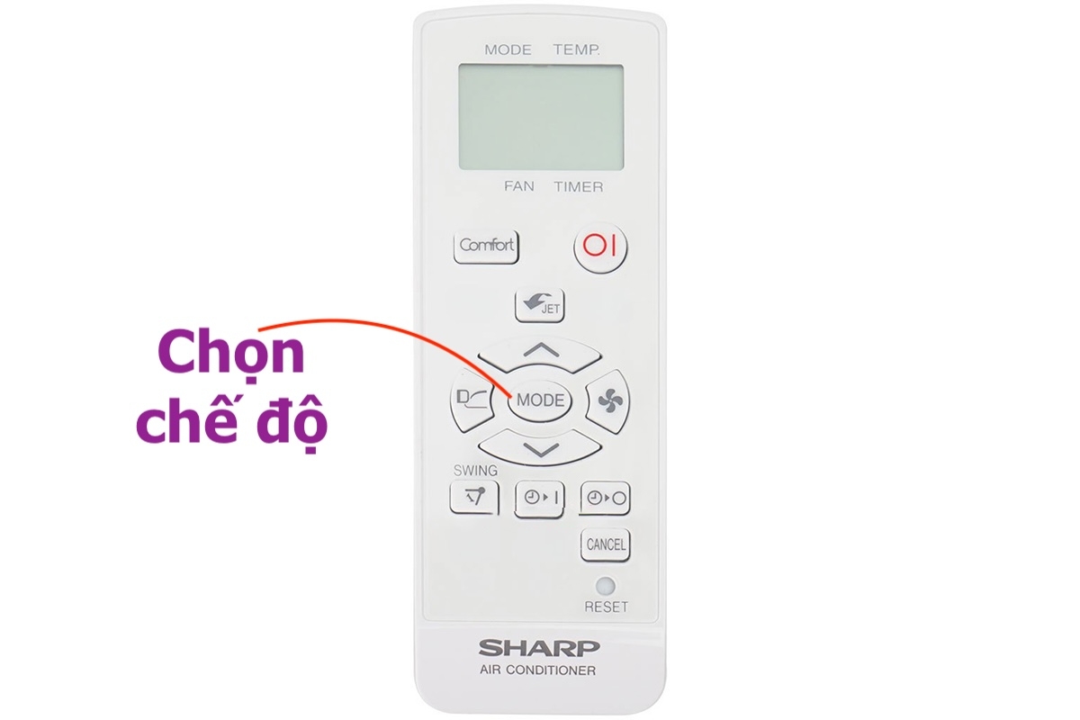 cách chỉnh máy lạnh Sharp - hình 2