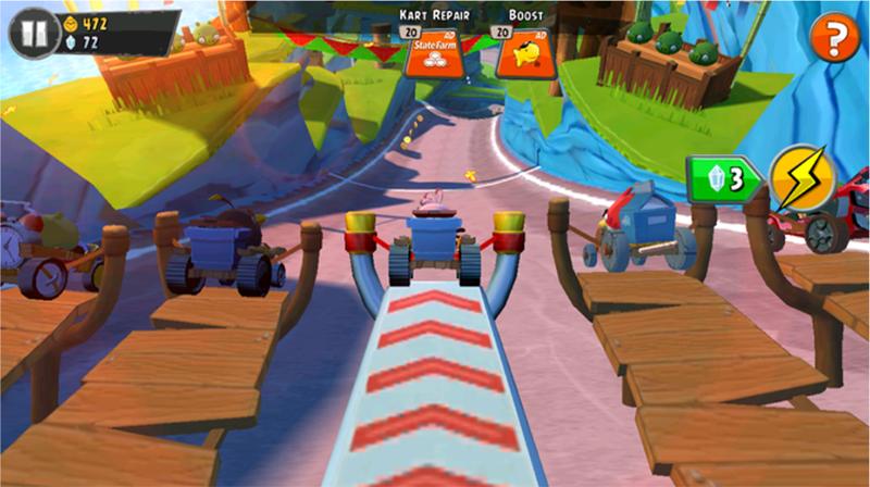 Angry Birds Go! Tựa game đua xe cực cuốn nằm trong thế giới của Angry Birds 2