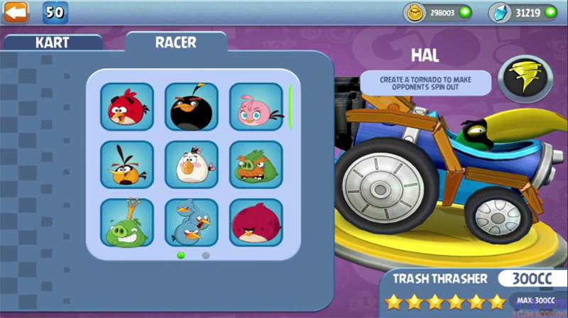 Angry Birds Go! Tựa game đua xe cực cuốn nằm trong thế giới của Angry Birds 4