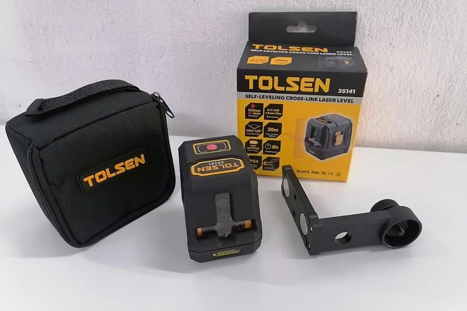 Máy cân bằng laser Tolsen tiện ích tiện lợi
